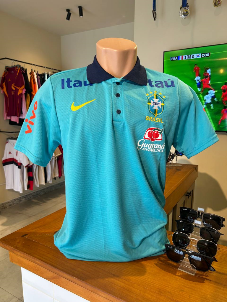 Camisa de viagem Seleção brasileira  - Modelo primeira linha nacional