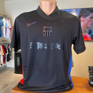 Barcelona All Black 24/25 Cactus Jack - Versão Tailandesa