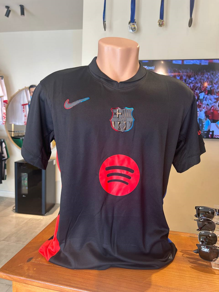 Barcelona Black 24/25 Spotfy - Versão Tailandesa